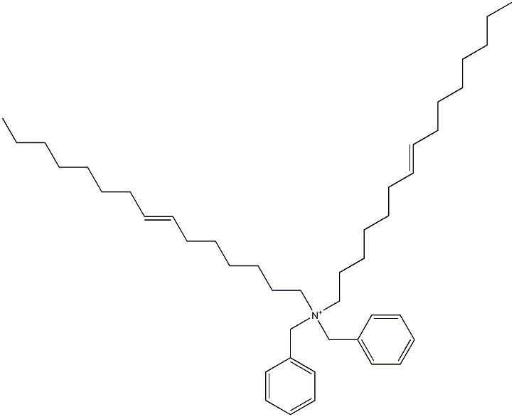 Di(7-pentadecenyl)dibenzylaminium Structure