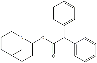 1-Azabicyclo[3.3.1]nonan-2-ol diphenylacetate Structure