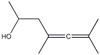 4,6-Dimethyl-4,5-heptadien-2-ol Structure