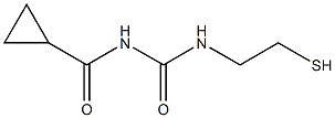 1-(Cyclopropylcarbonyl)-3-(2-mercaptoethyl)urea Structure