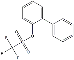 2-(Trifluoromethylsulfonyloxy)biphenyl 구조식 이미지