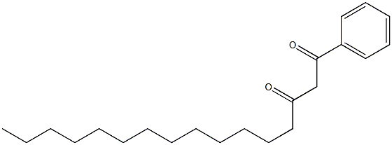 1-Phenylhexadecane-1,3-dione 구조식 이미지