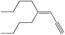 4-Butyl-3-octen-1-yne Structure