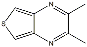 2,3-Dimethylthieno[3,4-b]pyrazine 구조식 이미지