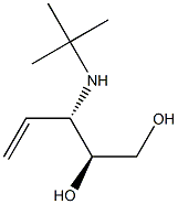 (2S,3S)-3-(tert-Butylamino)-4-pentene-1,2-diol Structure