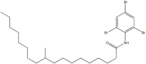 N-(2,4,6-Tribromophenyl)-10-methyloctadecanamide 구조식 이미지