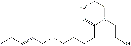 N,N-Bis(2-hydroxyethyl)-8-undecenamide Structure