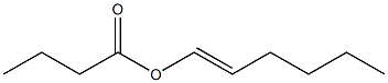 Butyric acid 1-hexenyl ester Structure