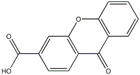 9-Oxo-9H-xanthene-3-carboxylic acid 구조식 이미지