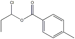 4-Methylbenzenecarboxylic acid 1-chloropropyl ester Structure