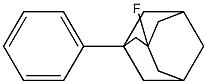 1-Phenyl-3-fluoroadamantane 구조식 이미지