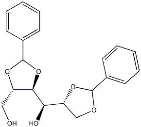 2-O,3-O:5-O,6-O-Dibenzylidene-D-glucitol 구조식 이미지