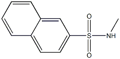 N-Methyl-2-naphthalenesulfonamide Structure