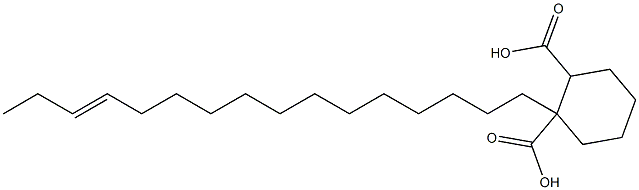 Cyclohexane-1,2-dicarboxylic acid hydrogen 1-(13-hexadecenyl) ester 구조식 이미지