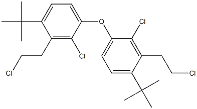 2-Chloroethyl(2-chloro-4-tert-butylphenyl) ether Structure