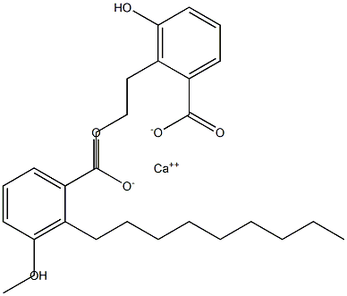 Bis(2-nonyl-3-hydroxybenzoic acid)calcium salt Structure