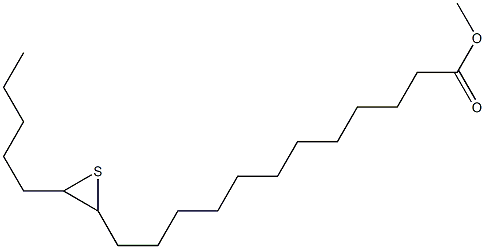 13,14-Epithiononadecanoic acid methyl ester 구조식 이미지