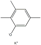 Potassium 2,3,5-trimethylphenolate Structure