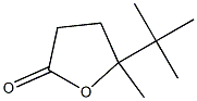 Dihydro-5-tert-butyl-5-methylfuran-2(3H)-one Structure