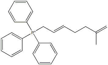 Triphenyl(6-methylhepta-2,6-dienyl)phosphonium 구조식 이미지