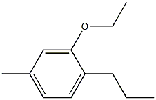 1-Ethoxy-5-methyl-2-propylbenzene Structure