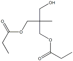 Dipropionic acid 2-(hydroxymethyl)-2-methyl-1,3-propanediyl ester 구조식 이미지