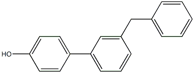 3'-Benzyl-1,1'-biphenyl-4-ol 구조식 이미지