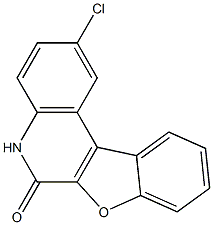 2-Chlorobenzofuro[2,3-c]quinolin-6(5H)-one Structure