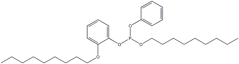 Phosphorous acid 2-(nonyloxy)nonyldiphenyl ester 구조식 이미지