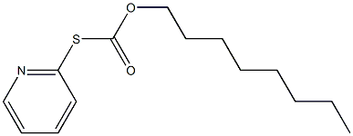 Thiocarbonic acid O-octyl S-(2-pyridyl) ester 구조식 이미지