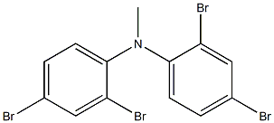 1,1'-Methyliminobis(2,4-dibromobenzene) Structure