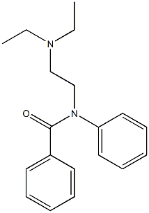 N-[2-(Diethylamino)ethyl]benzanilide 구조식 이미지