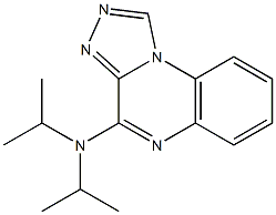 4-Diisopropylamino[1,2,4]triazolo[4,3-a]quinoxaline 구조식 이미지
