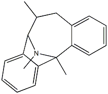 6-Methyl-N-methyl-12-methyl-5,6,7,12-tetrahydrodibenzo[a,d]cycloocten-5,12-imine Structure