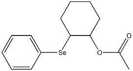 1-Acetoxy-2-(phenylseleno)cyclohexane 구조식 이미지