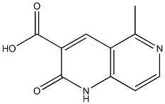 5-Methyl-2-oxo-1,2-dihydro-1,6-naphthyridine-3-carboxylic acid Structure
