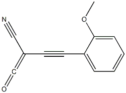 Cyano((2-methoxyphenyl)ethynyl)ketene Structure