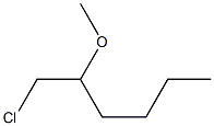 1-Chloro-2-methoxyhexane 구조식 이미지