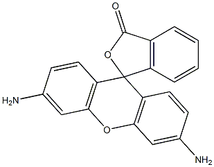 3',6'-Diaminospiro[isobenzofuran-1(3H),9'-[9H]xanthene]-3-one Structure