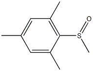 Methyl 2,4,6-trimethylphenyl sulfoxide Structure