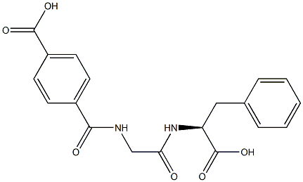 N-[N-(4-Carboxybenzoyl)glycyl]-L-phenylalanine Structure