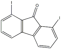 1,8-Diiodo-9H-fluoren-9-one Structure