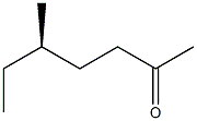 [R,(-)]-5-Methyl-2-heptanone 구조식 이미지