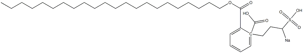 Phthalic acid 1-docosyl 2-(3-sodiosulfopropyl) ester 구조식 이미지