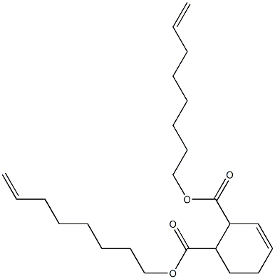 3-Cyclohexene-1,2-dicarboxylic acid bis(7-octenyl) ester 구조식 이미지
