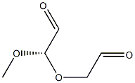 [S,(+)]-2-(2-Oxoethoxy)-2-methoxyacetaldehyde Structure