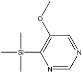 5-Methoxy-4-(trimethylsilyl)pyrimidine Structure