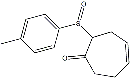 2-(4-Methylphenylsulfinyl)-4-cyclohepten-1-one 구조식 이미지