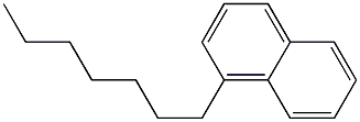 1-Heptylnaphthalene Structure