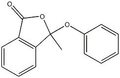 3-Methyl-3-(phenoxy)isobenzofuran-1(3H)-one Structure